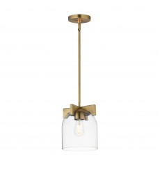 Scoop 1-Light Pendant/Flush Mount-(21230CLNAB)-Maxim Scoop 1-Light Pendant/Flush Mount-(21230CLNAB)-Maxim