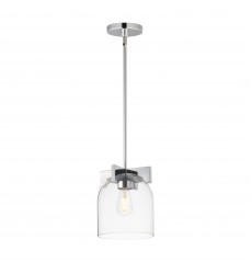 Scoop 1-Light Pendant/Flush Mount-(21230CLPC)-Maxim Scoop 1-Light Pendant/Flush Mount-(21230CLPC)-Maxim