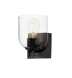  Scoop 1-Light Bath Vanity-(21231CLBK)-Maxim