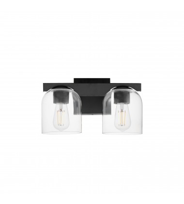  Scoop 2-Light Bath Vanity-(21232CLBK)-Maxim