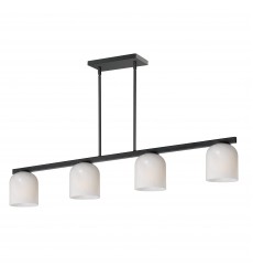 Scoop 4-Light Linear Pendant-(21236MRBK)-Maxim Scoop 4-Light Linear Pendant-(21236MRBK)-Maxim