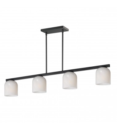 Scoop 4-Light Linear Pendant-(21236MRBK)-Maxim Scoop 4-Light Linear Pendant-(21236MRBK)-Maxim