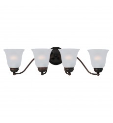 Basix 4-Light Bath Vanity-(2123FTOI)-Maxim  Basix 4-Light Bath Vanity-(2123FTOI)-Maxim
