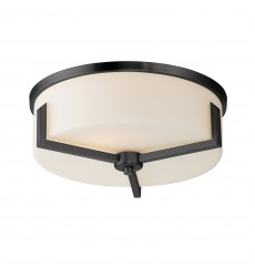  Dart 3-Light Flush Mount-(21280SWBK)-Maxim