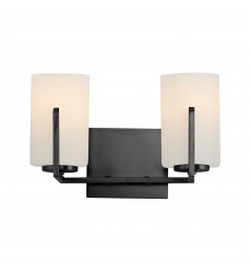  Dart 2-Light Bath Vanity-(21282SWBK)-Maxim