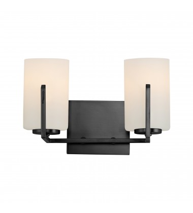 Dart 2-Light Bath Vanity-(21282SWBK)-Maxim Dart 2-Light Bath Vanity-(21282SWBK)-Maxim