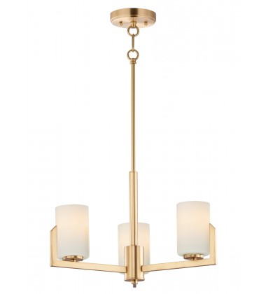 Dart 3-Light Chandelier-(21285SWSBR)-Maxim