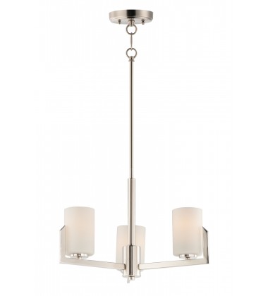  Dart 3-Light Chandelier-(21285SWSN)-Maxim