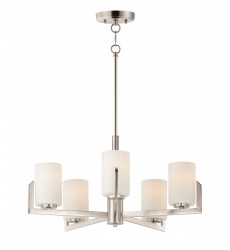 Dart 5-Light Chandelier-(21286SWSN)-Maxim Dart 5-Light Chandelier-(21286SWSN)-Maxim