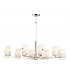 Dart 8-Light Chandelier-(21288SWSN)-Maxim Dart 8-Light Chandelier-(21288SWSN)-Maxim