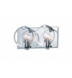 Looking Glass 2-Light Wall Sconce-(21292CLPC)-Maxim  Looking Glass 2-Light Wall Sconce-(21292CLPC)-Maxim