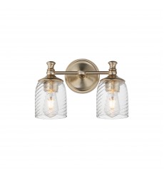 Swirl 2-Light Wall Sconce-(21352CRSCH)-Maxim Swirl 2-Light Wall Sconce-(21352CRSCH)-Maxim