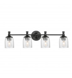 Swirl 4-Light Bath Vanity-(21354CRBK)-Maxim Swirl 4-Light Bath Vanity-(21354CRBK)-Maxim