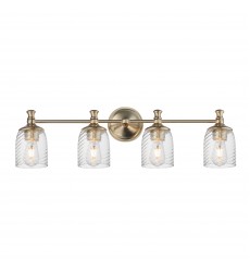 Swirl 4-Light Bath Vanity-(21354CRSCH)-Maxim Swirl 4-Light Bath Vanity-(21354CRSCH)-Maxim