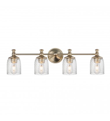 Swirl 4-Light Bath Vanity-(21354CRSCH)-Maxim Swirl 4-Light Bath Vanity-(21354CRSCH)-Maxim