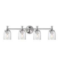 Swirl 4-Light Bath Vanity-(21354CRSN)-Maxim Swirl 4-Light Bath Vanity-(21354CRSN)-Maxim