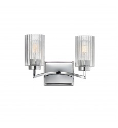Rigata 2-Light Wall Sconce-(21372CRPN)-Maxim Rigata 2-Light Wall Sconce-(21372CRPN)-Maxim