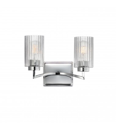 Rigata 2-Light Wall Sconce-(21372CRPN)-Maxim Rigata 2-Light Wall Sconce-(21372CRPN)-Maxim
