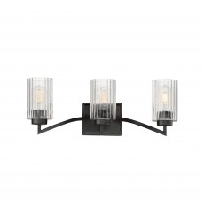 Rigata 3-Light Bath Vanity-(21373CRBK)-Maxim Rigata 3-Light Bath Vanity-(21373CRBK)-Maxim