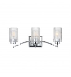 Rigata 3-Light Bath Vanity-(21373CRPN)-Maxim Rigata 3-Light Bath Vanity-(21373CRPN)-Maxim