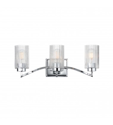 Rigata 3-Light Bath Vanity-(21373CRPN)-Maxim Rigata 3-Light Bath Vanity-(21373CRPN)-Maxim