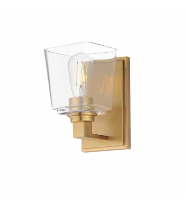 Cubos 1-Light Wall Sconce-(21381CLNAB)-Maxim Cubos 1-Light Wall Sconce-(21381CLNAB)-Maxim