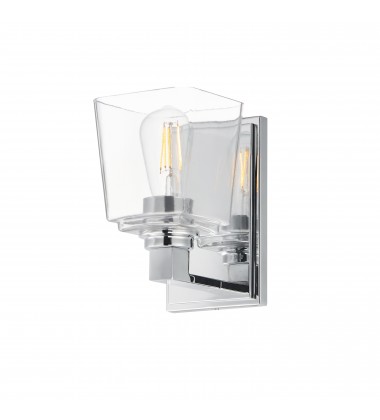 Cubos 1-Light Wall Sconce-(21381CLPC)-Maxim Cubos 1-Light Wall Sconce-(21381CLPC)-Maxim