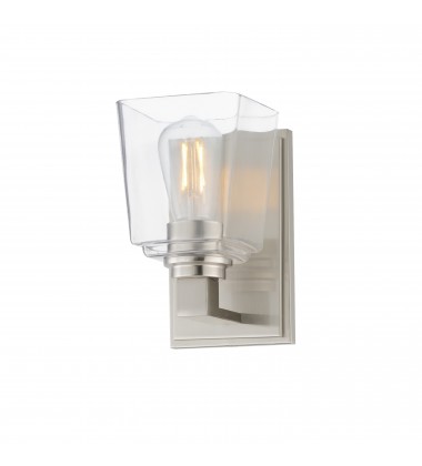  Cubos 1-Light Wall Sconce-(21381CLSN)-Maxim