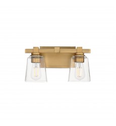 Cubos 2-Light Wall Sconce-(21382CLNAB)-Maxim Cubos 2-Light Wall Sconce-(21382CLNAB)-Maxim