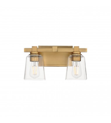 Cubos 2-Light Wall Sconce-(21382CLNAB)-Maxim Cubos 2-Light Wall Sconce-(21382CLNAB)-Maxim