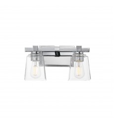 Cubos 2-Light Wall Sconce-(21382CLPC)-Maxim Cubos 2-Light Wall Sconce-(21382CLPC)-Maxim