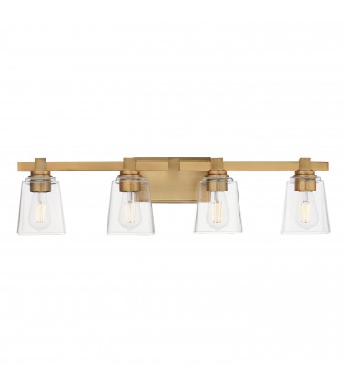 Cubos 4-Light Bath Vanity-(21384CLNAB)-Maxim Cubos 4-Light Bath Vanity-(21384CLNAB)-Maxim