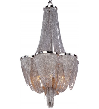  Chantilly 6-Light Chandelier-(21464NKPN)-Maxim