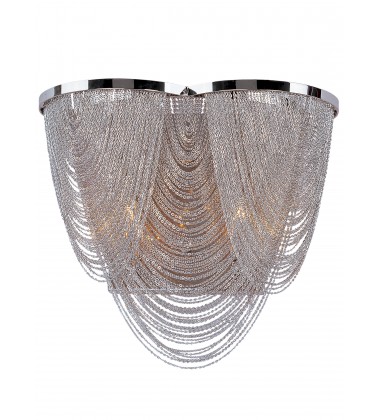  Chantilly 2-Light Wall Sconce-(21469NKPN)-Maxim
