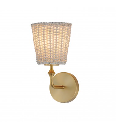  Baja 1-Light Sconce-(21481WWTNAB)-Maxim