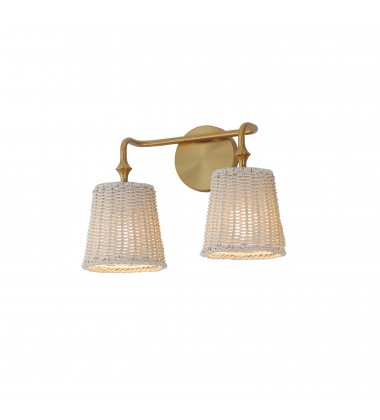  Baja 2-Light Sconce-(21482WWTNAB)-Maxim