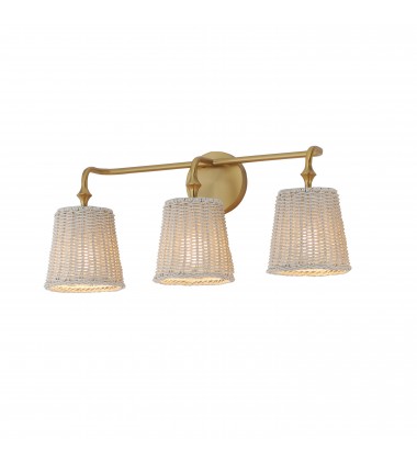 Baja 3-Light Bath Vanity-(21483WWTNAB)-Maxim