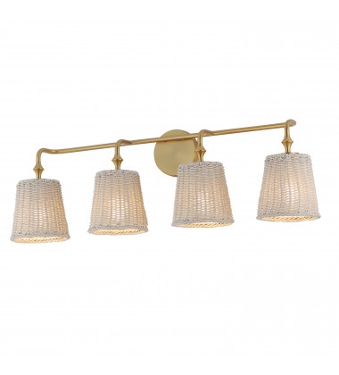  Baja 4-Light Bath Vanity-(21484WWTNAB)-Maxim