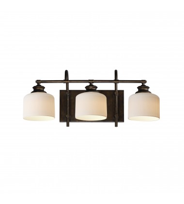  Bisque 3-Light Bath Vanity-(21493WTOI)-Maxim
