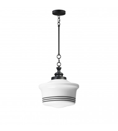  Eureka 1-Light Pendant-(21534WTBK)-Maxim