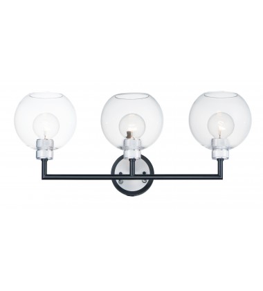  Vessel 3-Light Bath Vanity-(21613CLBKAL)-Maxim