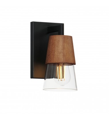 Carpenter 1-Light Bath Vanity-(21621CLWNBK)-Maxim Carpenter 1-Light Bath Vanity-(21621CLWNBK)-Maxim