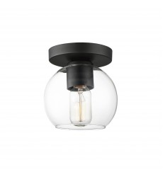  Knox 1-Light Flush Mount-(21630CLBK)-Maxim