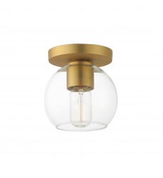  Knox 1-Light Flush Mount-(21630CLNAB)-Maxim