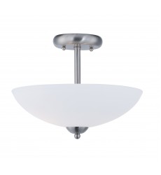  Taylor 2-Light Semi-Flush Mount-(21653SWSN)-Maxim