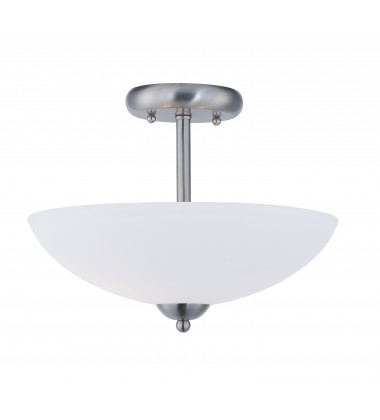  Taylor 2-Light Semi-Flush Mount-(21653SWSN)-Maxim