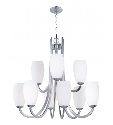  Taylor 9-Light Chandelier-(21657SWSN)-Maxim