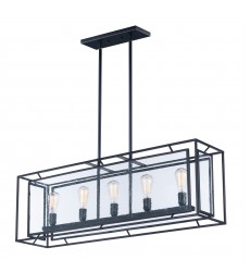  Era 5-Light Pendant w/Bulbs-(21677CDBK/BUL)-Maxim