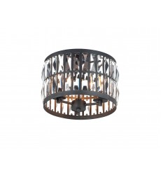 Madeline 3-Light Flush Mount-(21810BCBK)-Maxim  Madeline 3-Light Flush Mount-(21810BCBK)-Maxim