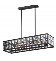 Madeline 6-Light Linear Pendant-(21817BCBK)-Maxim  Madeline 6-Light Linear Pendant-(21817BCBK)-Maxim